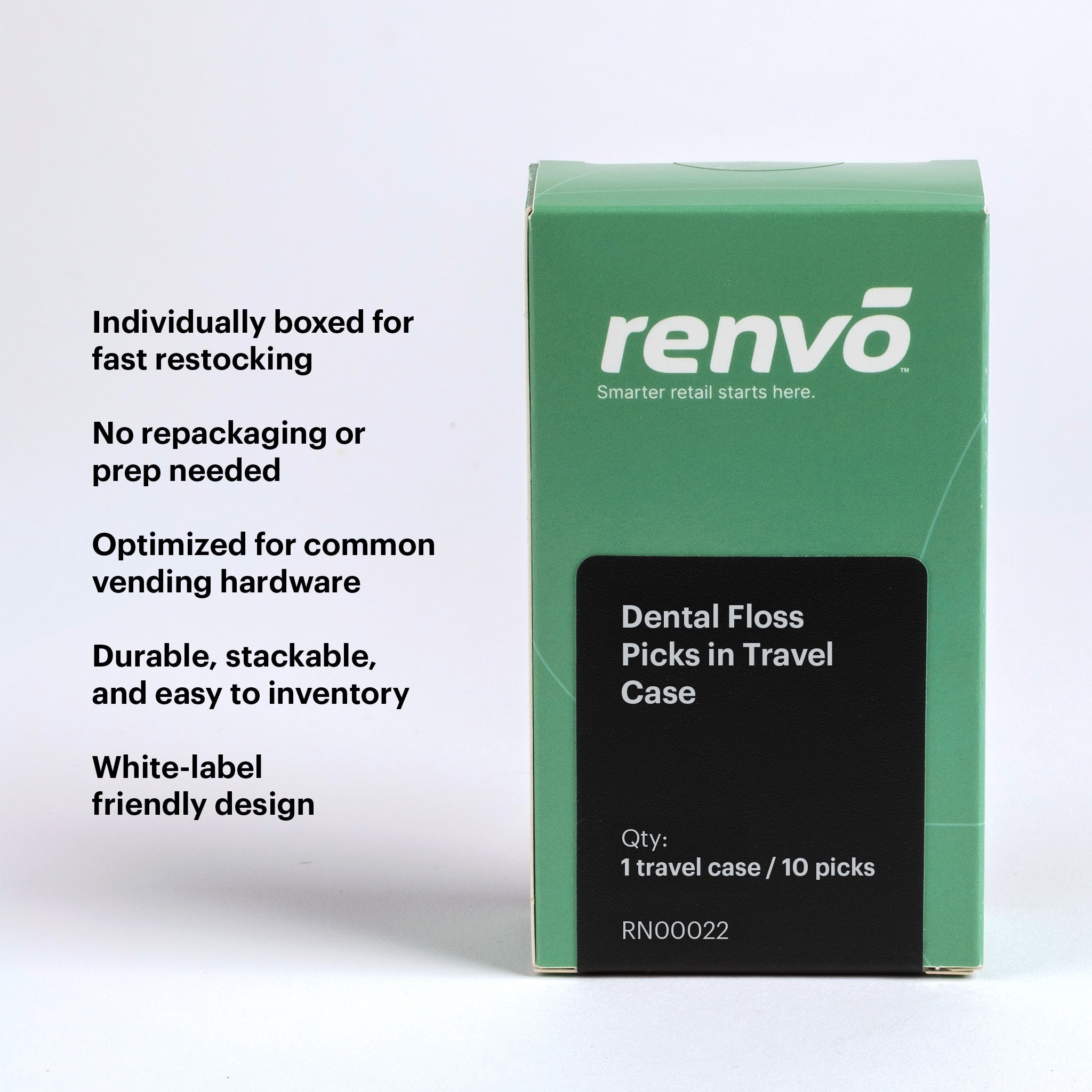 Premium Dental Floss Picks in Travel Cases